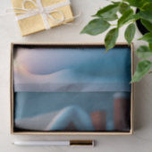 Snowman Town Illustration Large Tissuepapier (Geschenk)