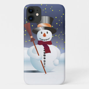 Snowman voor Kerstmis iPhone 11 Hoesje