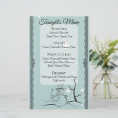 Snowman vork catering kerstdiner menu (Staand voorkant)