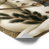 Snowman vrienden poster (Hoek)