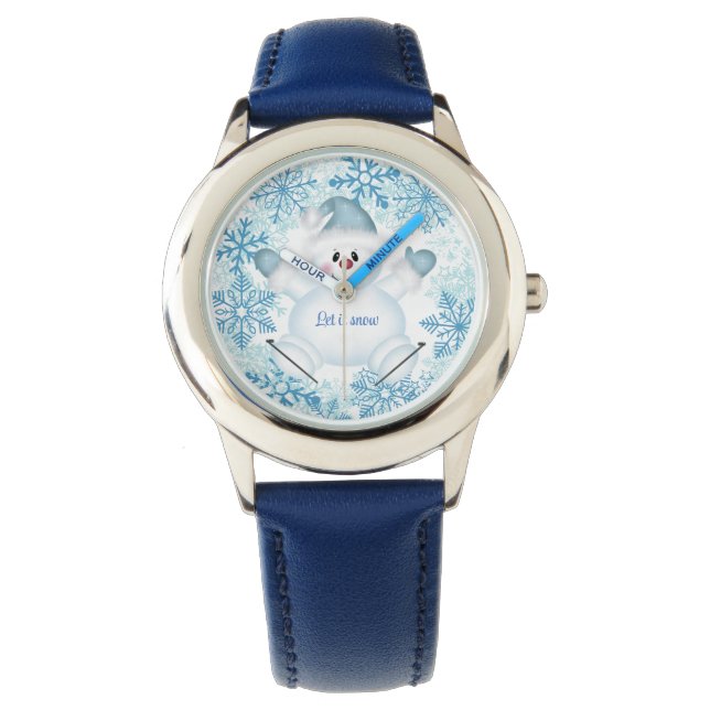 Snowman Watch van het Kind Horloge (Voorkant)