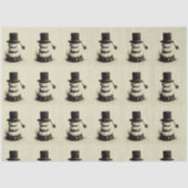  Snowman-weefselboek Tissuepapier (Voorkant)