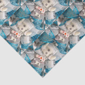 Snowman-weefselpapier Tissuepapier (Detail)