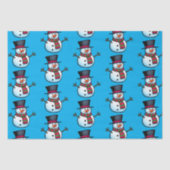 Snowman-weefselpapier Tissuepapier (Voorkant)