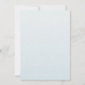 Snowman Winter Castle Anniversaire Fête Invitation (Dos)