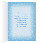 Snowman Wonderland pour la carte de Noël Père (Intérieur (Droit))