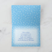 Snowman Wonderland pour la carte Niece (Intérieur)