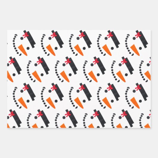 Snowman Wrapping Paper (Voorkant 2)