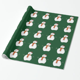 Snowman Wrapping Paper Cadeaupapier