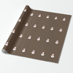 Snowman Wrapping Paper Cadeaupapier