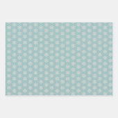 Snowman Wrapping Paper Flat Sheet Set van 3 (Voorkant 2)