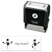 snowman  zelfinktende stempel (In situ)