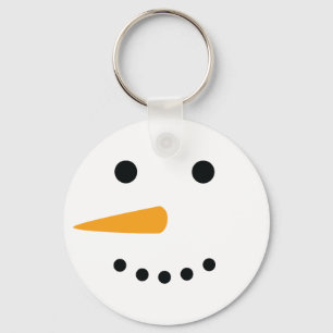 Snowmangezicht Sleutelhanger