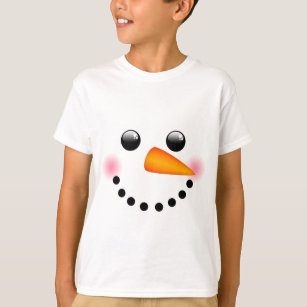 Snowmangezicht T-shirt