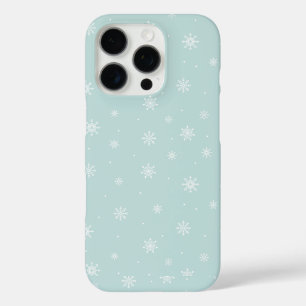 Snowmans en Snowflakes naadloos patroon iPhone 16 Pro Hoesje