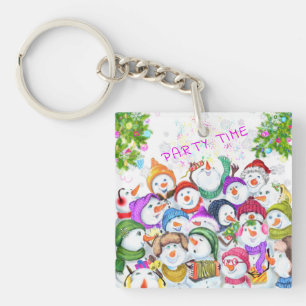 Snowmans kerstcadeau voor Sleutelhanger