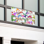 Snowmans Noël bannière fête cadeau (Bâtiment extérieur)
