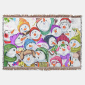 Snowmans Noël Jeu de couverture Cadeau (Devant)