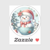 Snowmansticker Sticker (Vel)