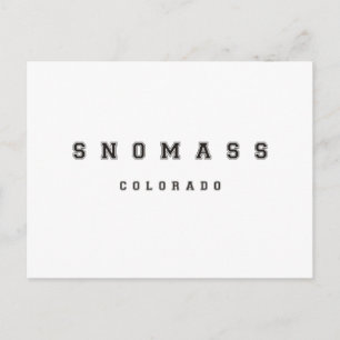 Snowmass Colorado Briefkaart
