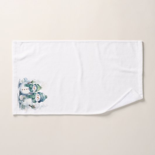 Snowmen Bad Handdoek (Handdoek)