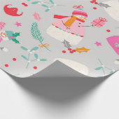 Snowmen Cadeaupapier (Hoek)