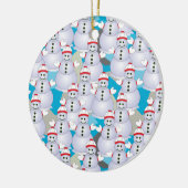 Snowmen Ceramic Ornament (Links)