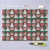 Snowmen Collage Tissuepapier (Craft)