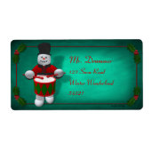 Snowmen: Drummer Etiket (Voorkant)