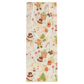 Snowmen en Gingerbrood Wijn Cadeautas (Achterkant)