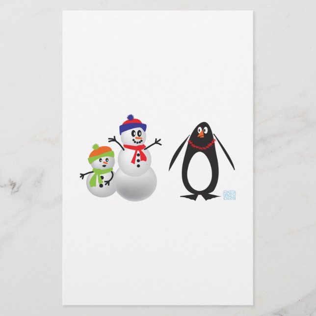 Snowmen en Penguin (Voorkant)