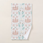 Snowmen en Trees Bad Handdoek (Handdoek)