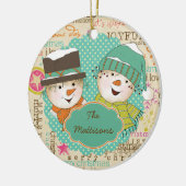Snowmen en Typografie Ornament Keepomwille (Links)