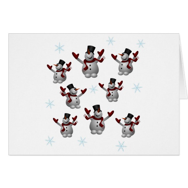 Snowmen et Snowflakes (Devant horizontal)