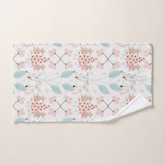 Snowmen et Trees (Serviette à main)