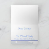 SNOWMEN Fêtes d'hiver Carte de voeux Noël (Intérieur)