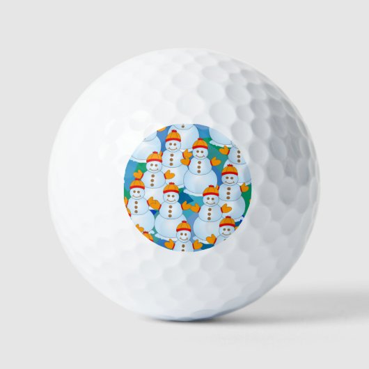 Snowmen Golfballen (Voorkant)