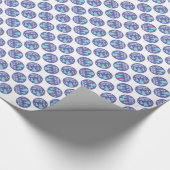 Snowmen Gone Wild. Cadeaupapier (Hoek)