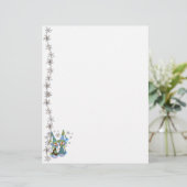 Snowmen Holiday Letterhead (Staand voorkant)