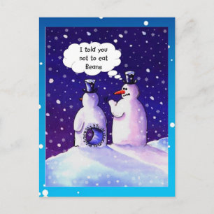 Snowmen Humor Briefkaart