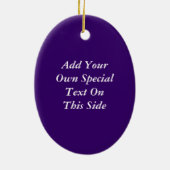 Snowmen Humor Keramisch Ornament (Achterkant)