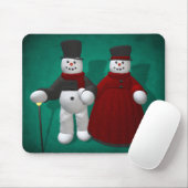  Snowmen: Lord & Lady Cool Muismat (Met muis)