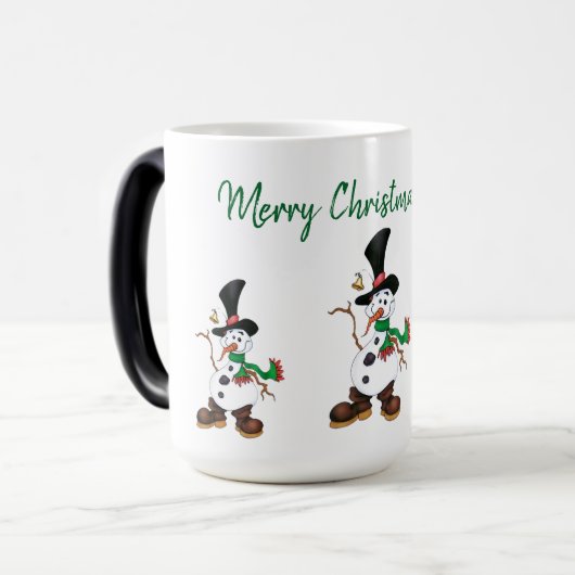 Snowmen Magische Mok (Voorkant links)