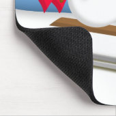 Snowmen Mousepad Muismat (Hoek)