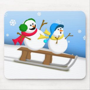 Snowmen Mousepad Muismat