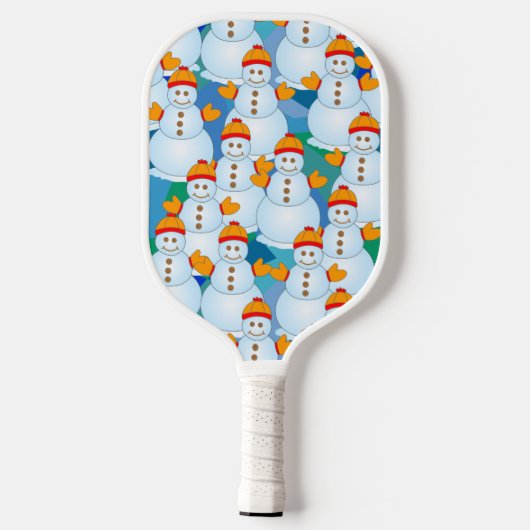 Snowmen Pickleball Paddle (Achterkant)
