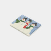 Snowmen Post-it® Notes (Schuin)
