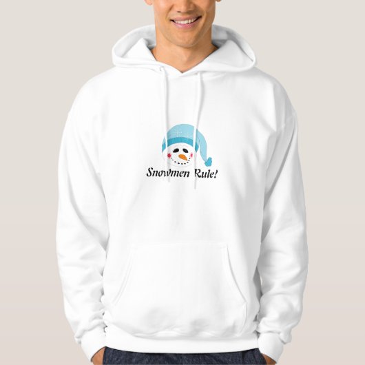 Snowmen Rule Hoodie (Voorkant)