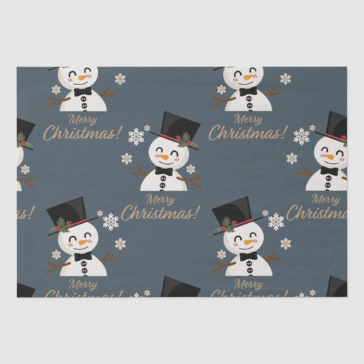 Snowmen Tissuepapier (Voorkant)
