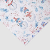 Snowmen Tissuepapier (Detail)